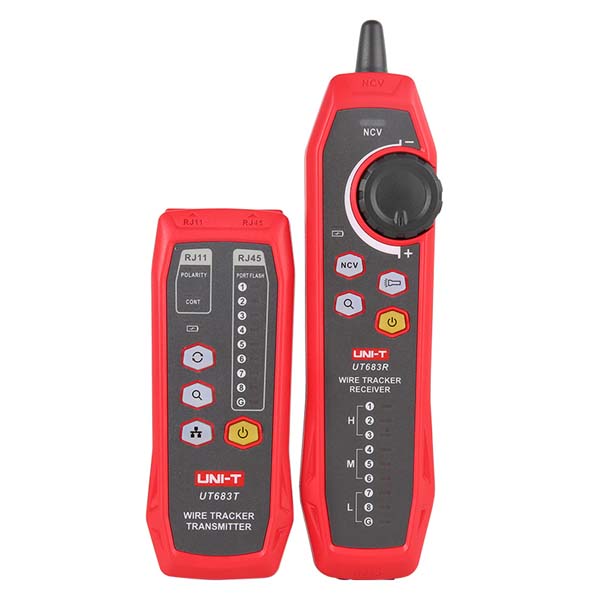 UT683KIT Wire Tracker جهاز كشف واختبار وتتبع كبلات مع بازر تون