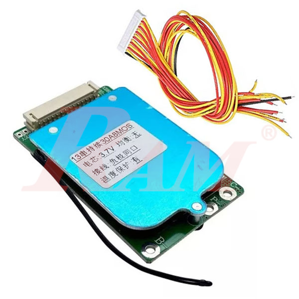 BMS 13 String 48.1V/30A - With Temperature Protection