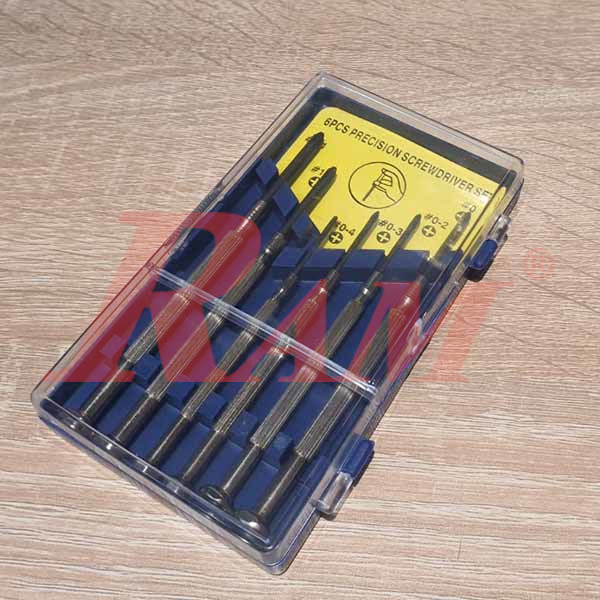 طقم مفك ساعاتي 6 قطع موديل GSD-408