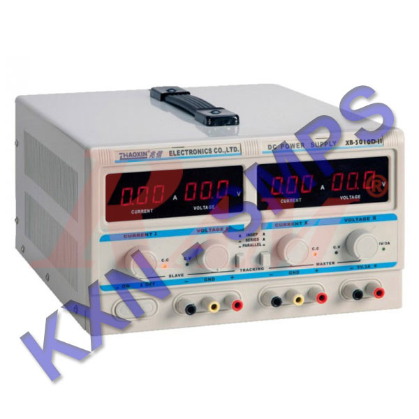 KXN3010D-II Switching Triple Output DC Programmable Power Supply 0~30V 0~10A باور صبلاي معملي الكتروني متغير بالحماية 2 مخرج من 0 الي 30 فولت و من 0 الى 10 امبير + 1 مخرج ثابت 5 فولت 3 امبير