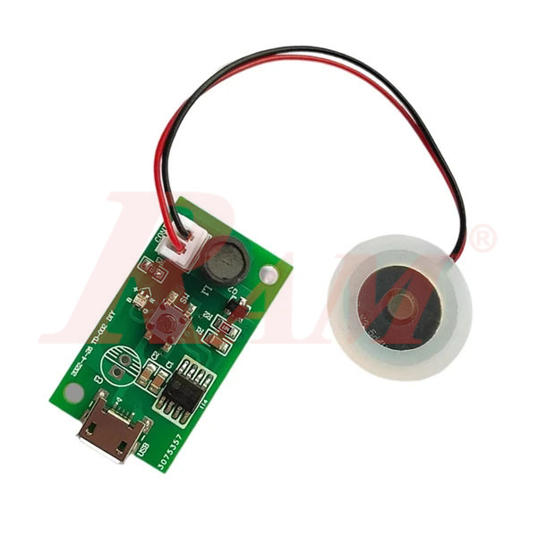 1X Spray Humidifier Driver Circuit Board دائرة فواحة وتبخير 1 حساس رذاذ بالموجات فوق الصوتية