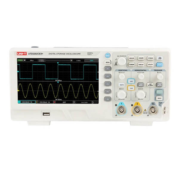 UTD2202CEX+ UNI-T Digital Storage Oscilloscope 200MHz