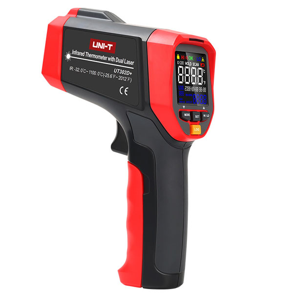 UT302D+ Infrared Thermometer - Non Contact Temperature Meter مسدس قياس حرارة عن بعد