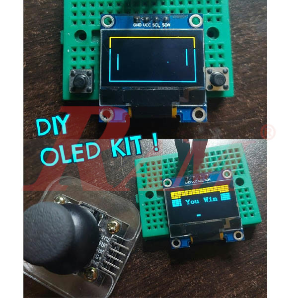 2 In 1 Video Game - OLED Game Complete DIY Kit