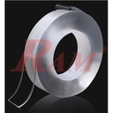 Evergreen Clear Nano Double Sided Tape 12mmx3M شريط لاصق نانو شفاف دبل فيس ماركة إيفرجرين