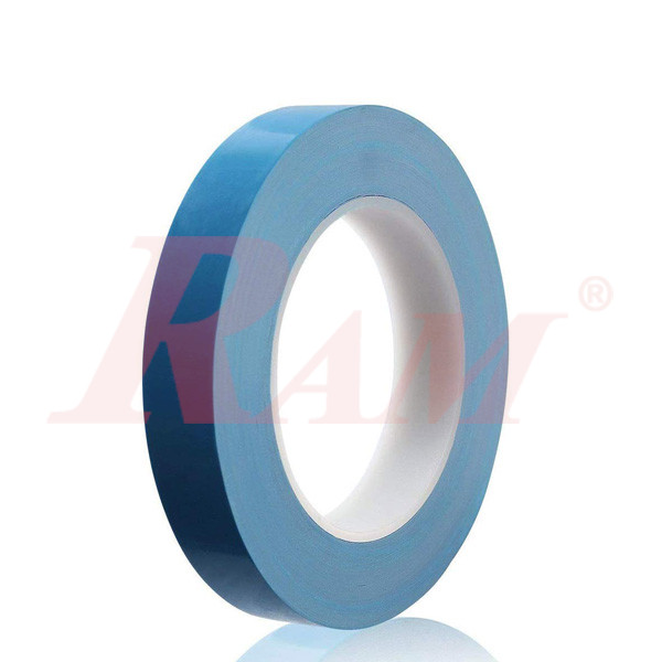 White Double Face Thermal Heat Conductive Tape 18mm (Blue Cover)