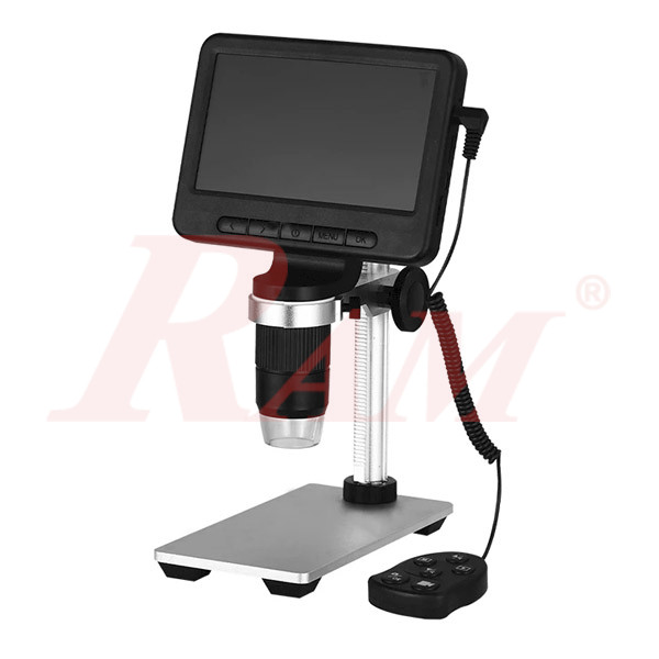 MS2 - Portable Wireless WiFi USB Digital Microscope With 5" LCD 1080P HD ميكروسكوب رقمي محمول لاسلكي WiFi يعمل عبر USB بشاشة LCD ‏5 بوصة بدقة 1080P