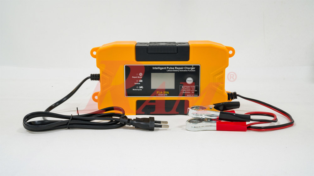 FLA-20A 12V/24V 20A AUTO Intelligent Battery Charger & Pulse Repair