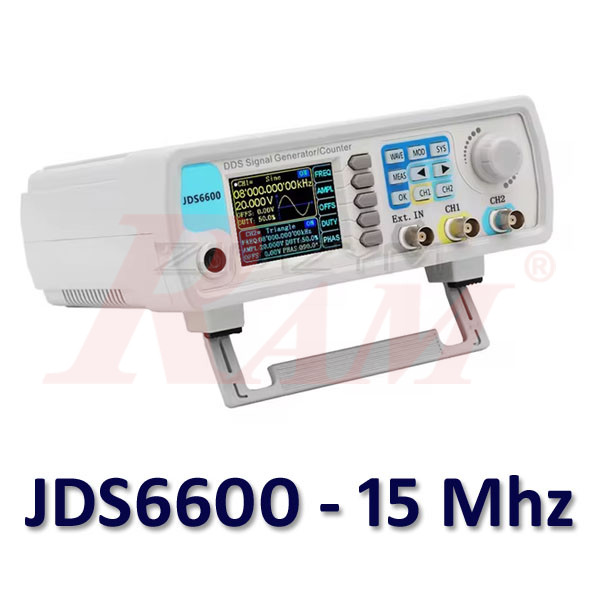JDS6600-15MHz Digital Control Dual-Channel DDS Signal Generator مولّد إشارة مزدوج القناة بالتحكم الرقمي