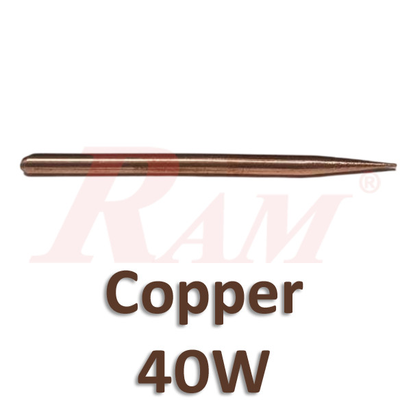 TIP Copper CU40W - General 40W Soldering Irons Replacement Tip نحاس