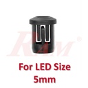 LED 5mm Plastic Cover - LED Bezel Holder جراب ليد بلاستيك 5 ملم