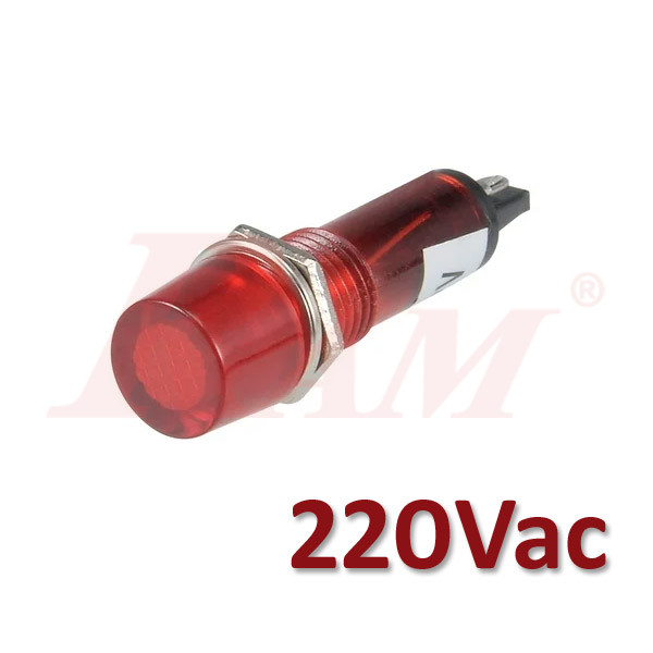 XD10-3 AC220V RED Small LED Signal Indicator Light 10mm