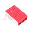 Enclosure For Raspberry Pi 5 - ABS Red/White Case (SKU#BOX5CO)
