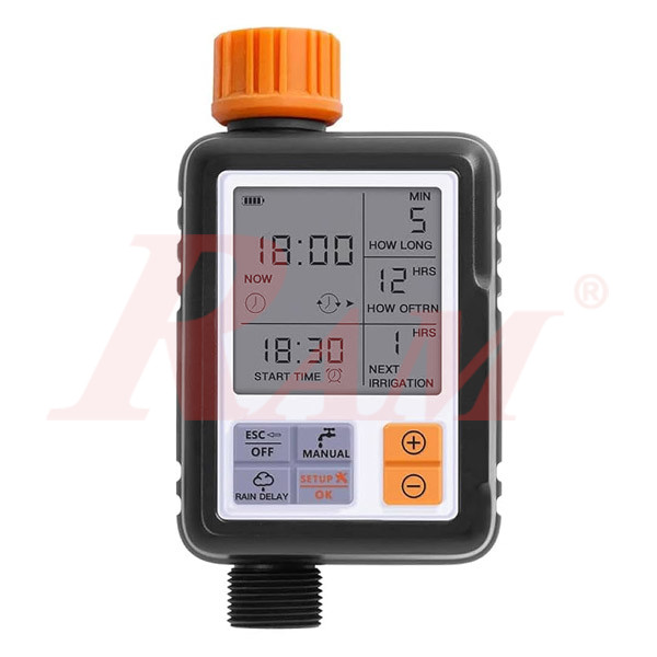 NADSTER® 85950 Digital Irrigation Programmable Garden Watering Timer With Large Screen تايمر مؤقت ري رقمي قابل للبرمجة للحدائق بشاشة كبيرة