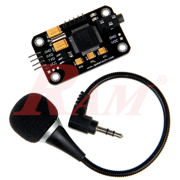 Arduino Voice Recognition Module - Speak Recognition, from Geeetech (UART)