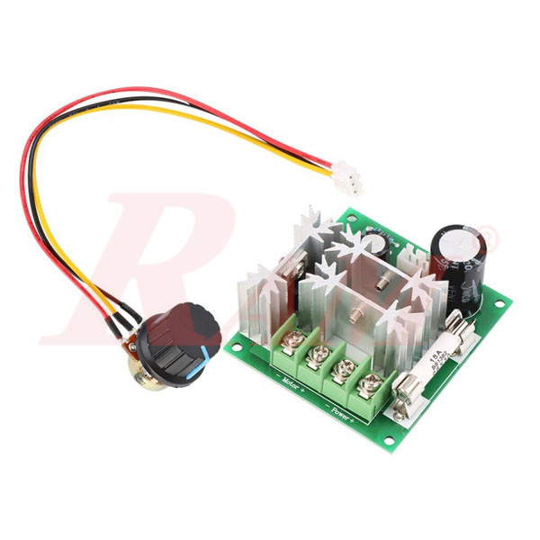 PWM 15A Motor Speed Control Switch Manual (6Vdc to 90Vdc) دائرة تخفيض سرعة ماتور جهد مستمر - قدرة 15 امبير