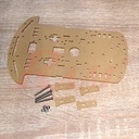 2WD Robot Car Chassis Kit - Without Motor and Wheel