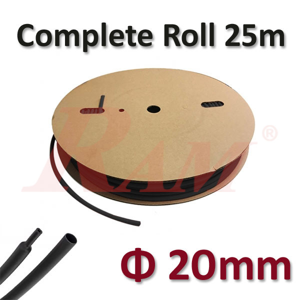 Heat Shrink Φ 20mm - 1 Roll 25 Meters
