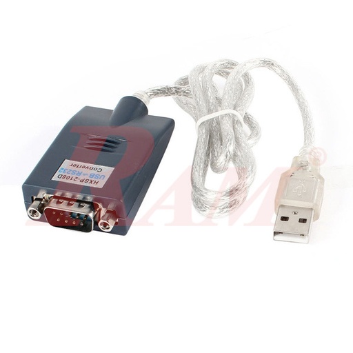 [USB.TO.SERIAL.HXSP2108D] USB2 to Serial RS232 Converter Cable محول بيانات داتا من يو اس بي USB2 الى RS232
