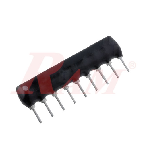 [RESISTOR.ARRAY.4.7K] Resistor Network 4.7KΩ x 8 (9pins)