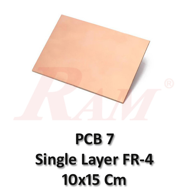 PCB FR4 Single Layer 10x15 cm2 (SKU#PCB7) | RAM Electronics website