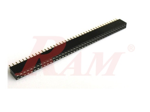 [PH6.2X40.FEMALE] PH6 - Pin Header Female 2x40 Straight 2.54mm
