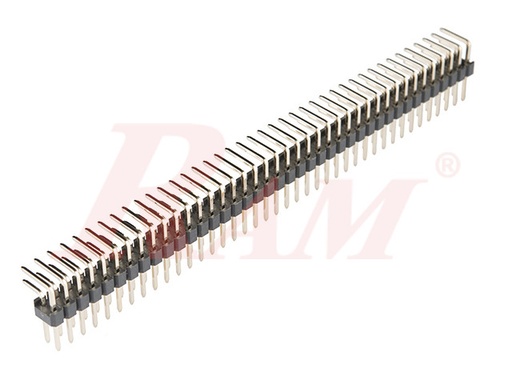[PH7.2X40.MALE.RA] PH7 - Pin Header Male 2x40 Right Angle 2.54mm