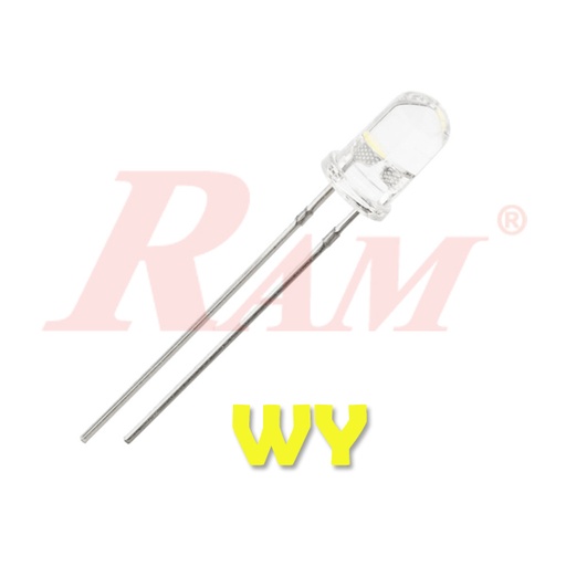 [LED.WY] LED 5mm Super Bright Yellow Color WY