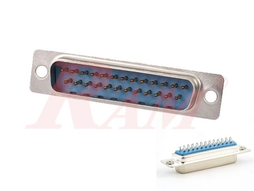 [DB3.DB25.MALE] D-SUB DB25 Male Connector - Solder Type (SKU#DB3)