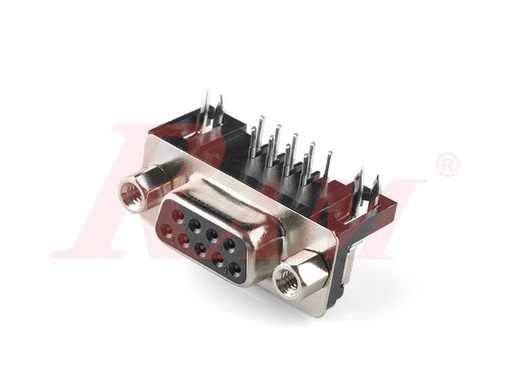 [DB7.PCB.DB9.FEMALE] D-SUB DB9 Female Right Angle PCB Mount (SKU#DB7)