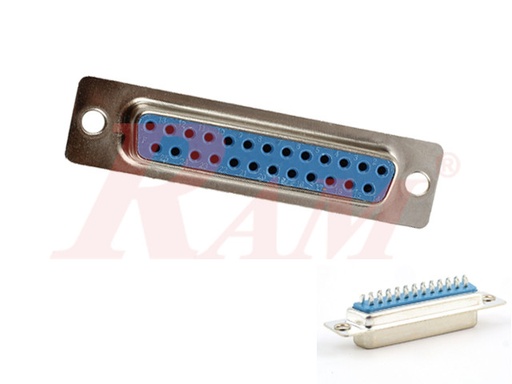 [DB4.DB25.FEMALE] D-SUB DB25 Female Connector - Solder Type (SKU#DB4)