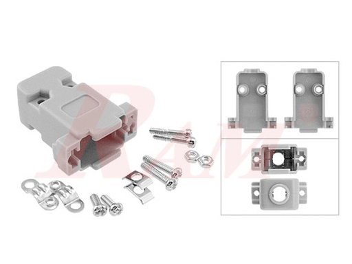 [C9.DB9] D-SUB DB9 Plastic Cover جراب بلاستيك للسوكت