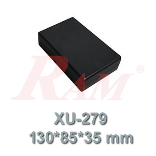 [BOX.XU279] Plastic Project Box XU-279 Size 130x85x35 mm علبة مشروع بلاستيك