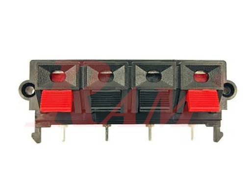 [SPEAKER.SOCKET.2] Speaker Terminal - 4 Spring
