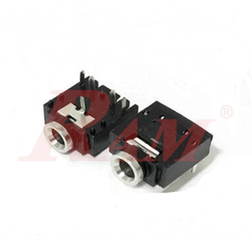 [AUDIO.SOCKET.MP4.5PIN] Audio Plug - 3.5mm Female Stereo PCB Mount PJ-3F07