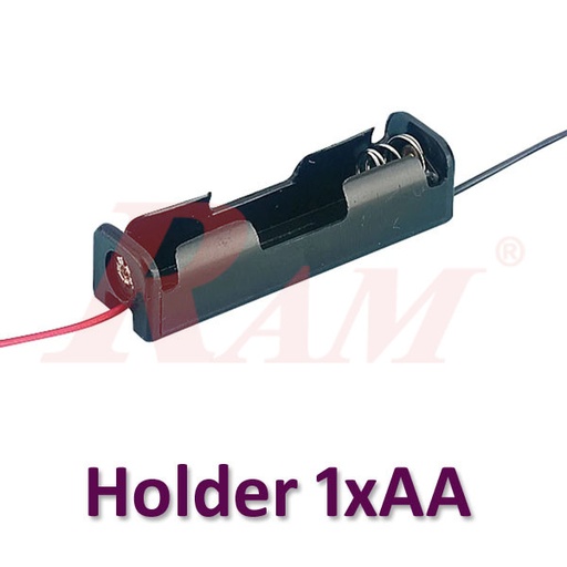 [BATTERY.HOLDER.1XAA] Battery Holder 1xAA Without Cover