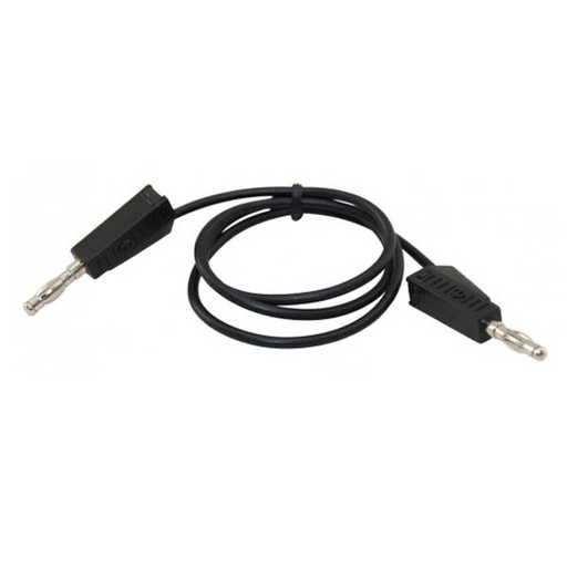[WIRE.AD38.TO.AD38.BLACK] 4mm Banana Plug to Banana Plug Wire Test Cable (AD38/AD38) Black