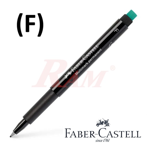 [PEN.DOKO.FABER.F] FABER-CASTEL® Marker Pen (F) Extra Fine Tip Waterproof - For PCB Drawing - Black قلم دوكو للرسم على البورد فيبر كاسل