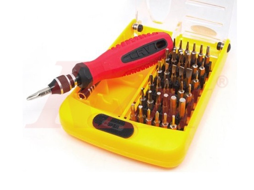 [SCREW.JK6088A] JAKEMY® JK6088A - Screwdriver 36 Different Changeable Tips طقم مفك متغير الراس ممغنط 36 قطعة