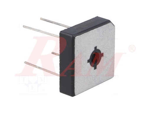 [BRIDGE.35AWI.GBPC3510W] Bridge Rectifier 35 Ampere Isolated - Square Shape قنطرة توحيد مربع لحام 35 امبير معزولة - بردج