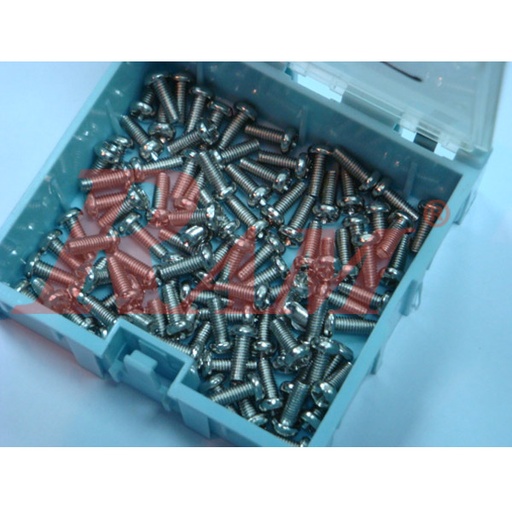 [NAIL.3X08MM] Bolt +M3x08 mm (100 Screws/bag) مسامير M3×8 مم – 100 قطعة
