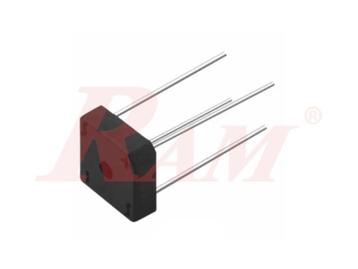 [BRIDGE.6A.KBPC610] Bridge Rectifier 6 Ampere - Square Shape قنطرة توحيد مربع لحام 6 امبير - بردج