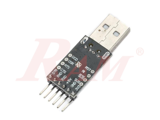 Hailege 2 Pièces Module CP2104 USB Vers TTL UART 6PIN - Convertisseur Série STC Programmer Remplace CP2102 Avec Câble Dupont
