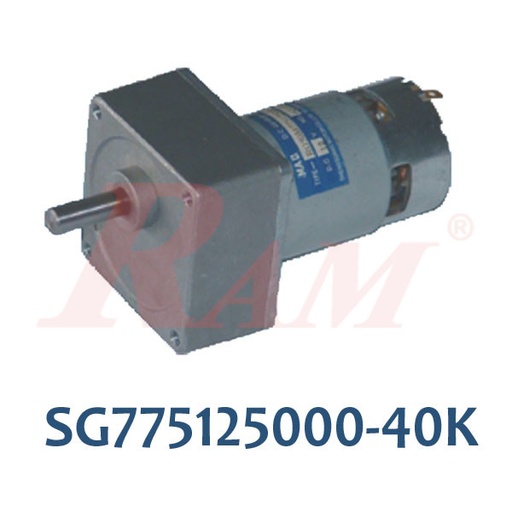 [DC.SG775125000.40K] DC Geared Motor 12Vdc 125 rpm 1.86 N.m - Model SG775125000-40K