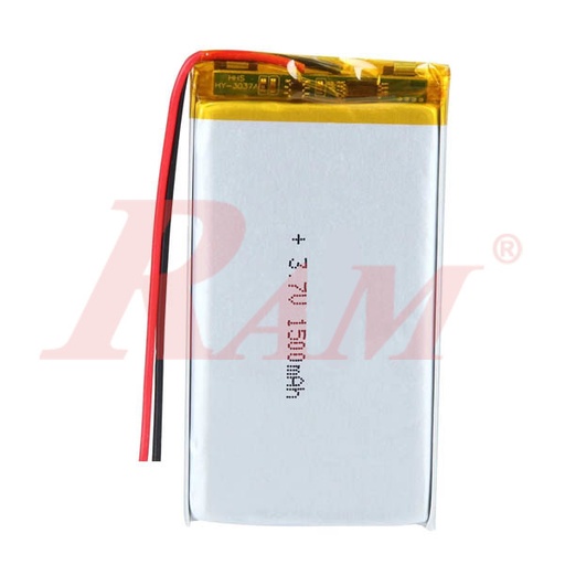 [BT.403183P.1500MAH] Polymer Li-Ion 3.7V 1500mAh Single Cell Battery خلية بطارية قابلة للشحن ليثيوم بوليمر
