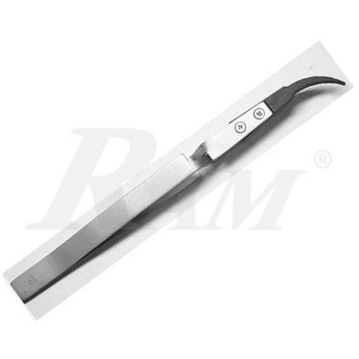 [1PK.117T.PK] Back Tweezers Angled 1PK-117T