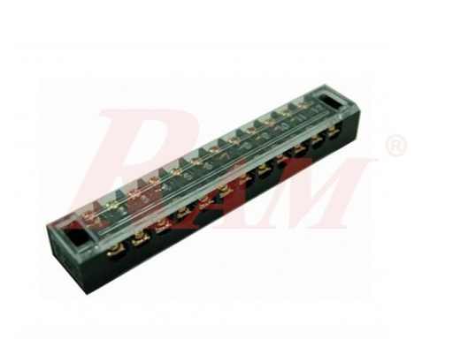 [TB1512] TB1512 - 12 Pin Fixed Barrier Terminal Block (15A-600V)