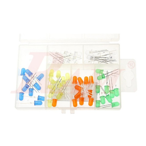 [LED.PACK.5MM] LED Pack 5mm Mixed (60 LED) + Free Storage Box