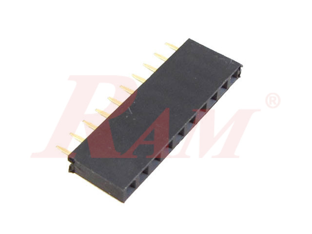 PH35 - Pin Header Female 1x10 Straight 2.54mm | RAM Electronics website