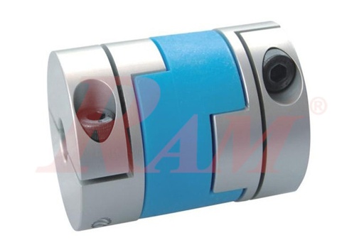 [COUPLING.B.6.35X10MM] Plum Flexible Coupling Size L30xD25mm - Inner Diameters 6.35x10mm كوبلن الومنيوم بالكاوتش